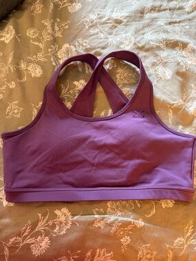 Women’s Purple cross back Sports Bra - Royal Change